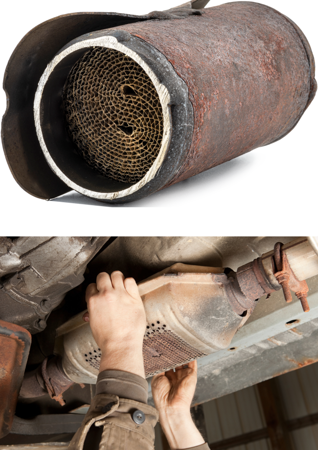 catalytic converter refining